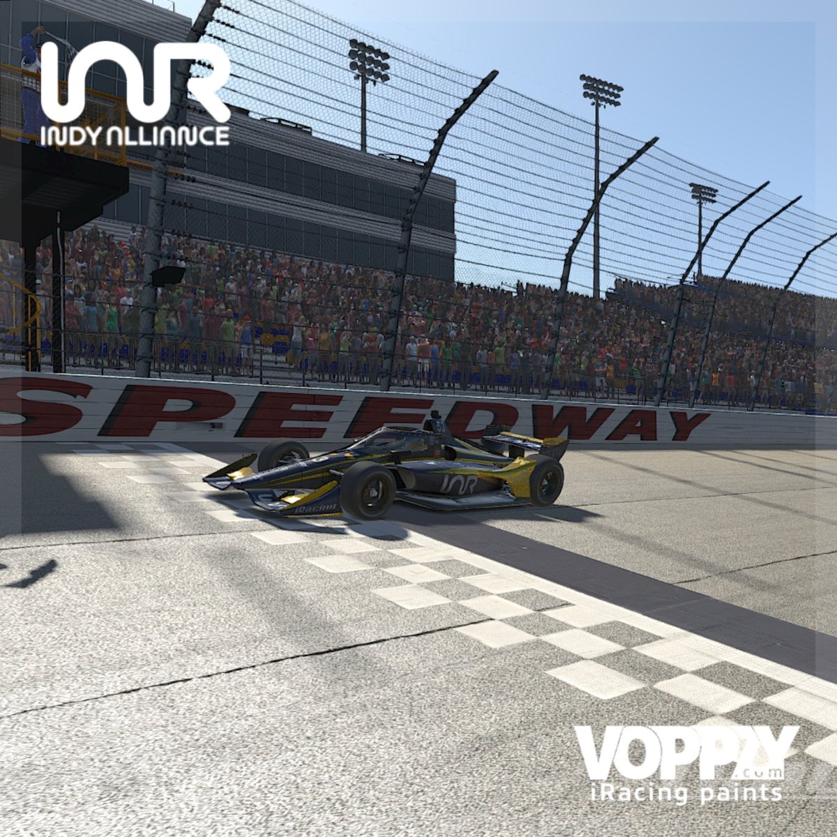 Fantastic race at the Iowa speedway in the Elite Series! 🏁
The work during the week at the garage and the practice sessions paid off and our drivers finished the race in dominating positions 💪

P1: Jesper
P2: Flinn
P4: Kevin
P10: Rashad
P12: Alexander

#iracing #indycar #iowa