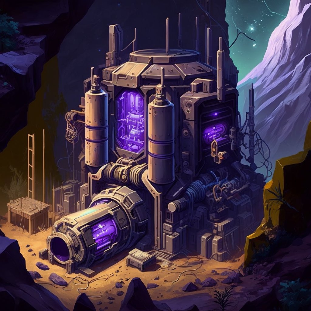 Neon Gold and Space Elixir Mining Machines *reimagined* <a href="/starwolvez/">Star Wolvez</a> ⚡️🐺