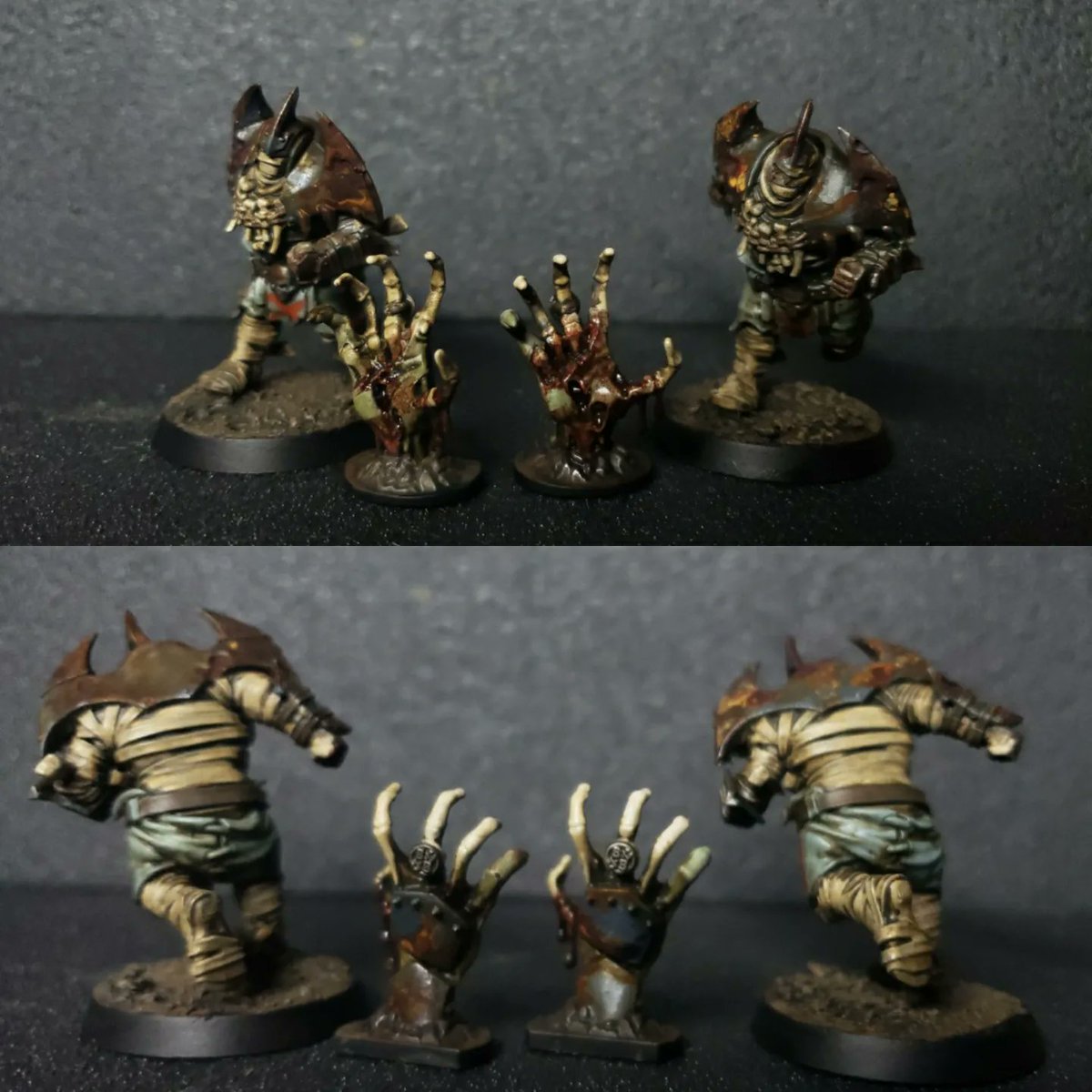 blamminator's tweet photo. Finished my undead blood bowl team.
#paintbrush #miniature #miniaturepainting #painting #minipainting #art #hobby #paint #miniatureart #painttinythings #tabletopfigures #ilovetopaint #dnd #dndminiatures #gamesworkshop #bloodbowl #undead https://t.co/aJCw4arg99