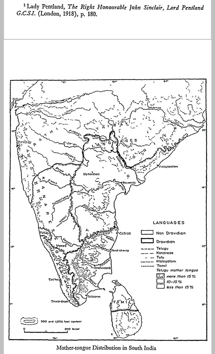 As early as 1911-1918, Telugu penetration in deep Tamil Nadu ranged at 10-15% and sometimes more than 15%.