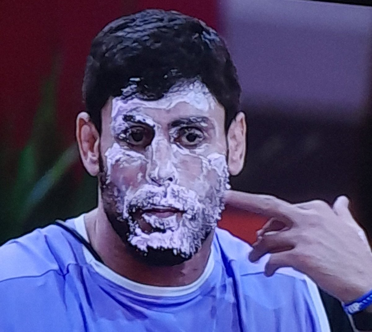 sousafonseca's tweet photo. Terceirizaram a torta na cara. Culpa da Maria do Balde. #BBB23 #Maria2.0 #jogodadiscordia https://t.co/sfJ8OY2eFl