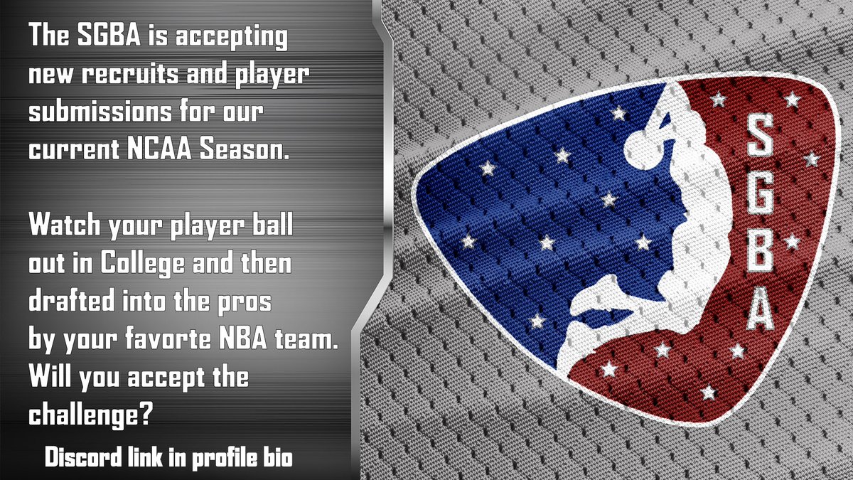 What are you waiting for.....where will your career take you?  Join the SGBA and make a name for yourself in the history books.