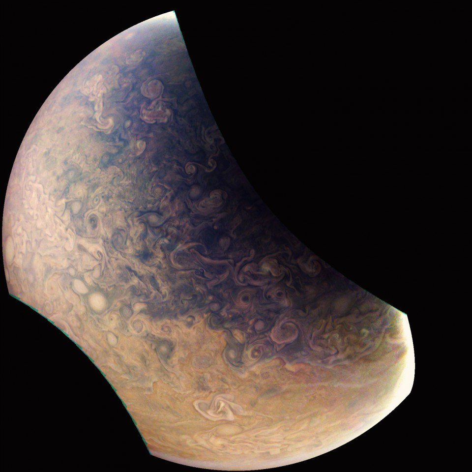 Bits of Jupiter on Twitter "A bit of Jupiter (NASAJuno / SwRI