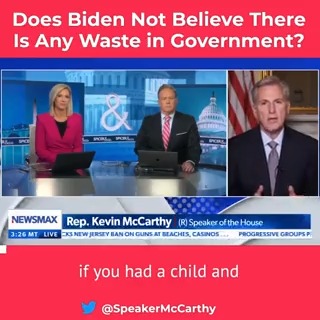 Kevin McCarthy on Twitter: "Does anyone believe there is no waste in government? Does anyone
