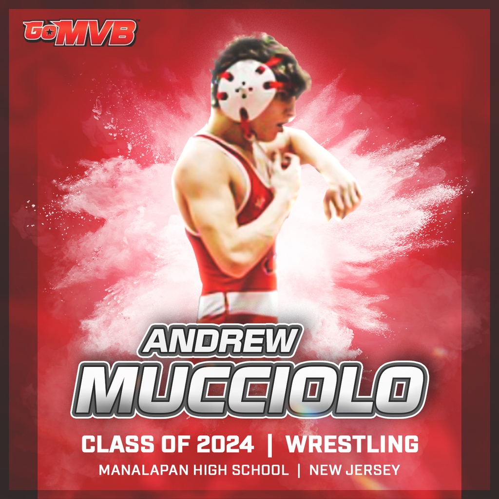 GoMVB Get Seen. Get Serious. Get to the Next Level (@gomvb) on Twitter photo 🚨Player Spotlight🚨
ANDREW MUCCIOLO
'24 WRESTLER
5'5" 123
22 District 18 113-pound champ!
GPA: 4.71
Film/Stats/Info: Gomvb.com/andrewmucciolo
Follow: <a href="/MuccioloAndrew/">Andrew Mucciolo</a>
Coach: <a href="/pressmanscott/">Scott Pressman</a>
#gomvb #classof2024 #hswrestling #collegerecruit 🚨Player Spotlight🚨
ANDREW MUCCIOLO
'24 WRESTLER
5'5" 123
22 District 18 113-pound champ!
GPA: 4.71
Film/Stats/Info: Gomvb.com/andrewmucciolo
Follow: <a href="/MuccioloAndrew/">Andrew Mucciolo</a>
Coach: <a href="/pressmanscott/">Scott Pressman</a>
#gomvb #classof2024 #hswrestling #collegerecruit