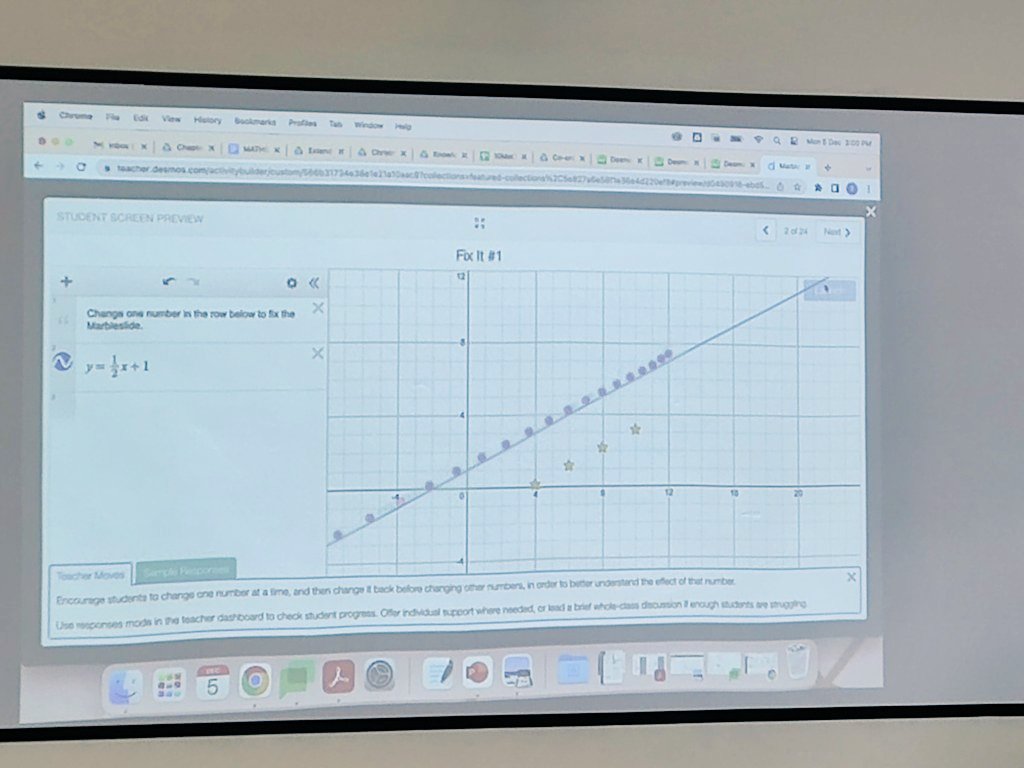 mokpauline's tweet image. Marbleslides: Lines Activity by #desmos 
Thank you Crystlyn for sharing such a wonderful good teaching practice @HISchoolMaths #HIS_learning @HELPISKL