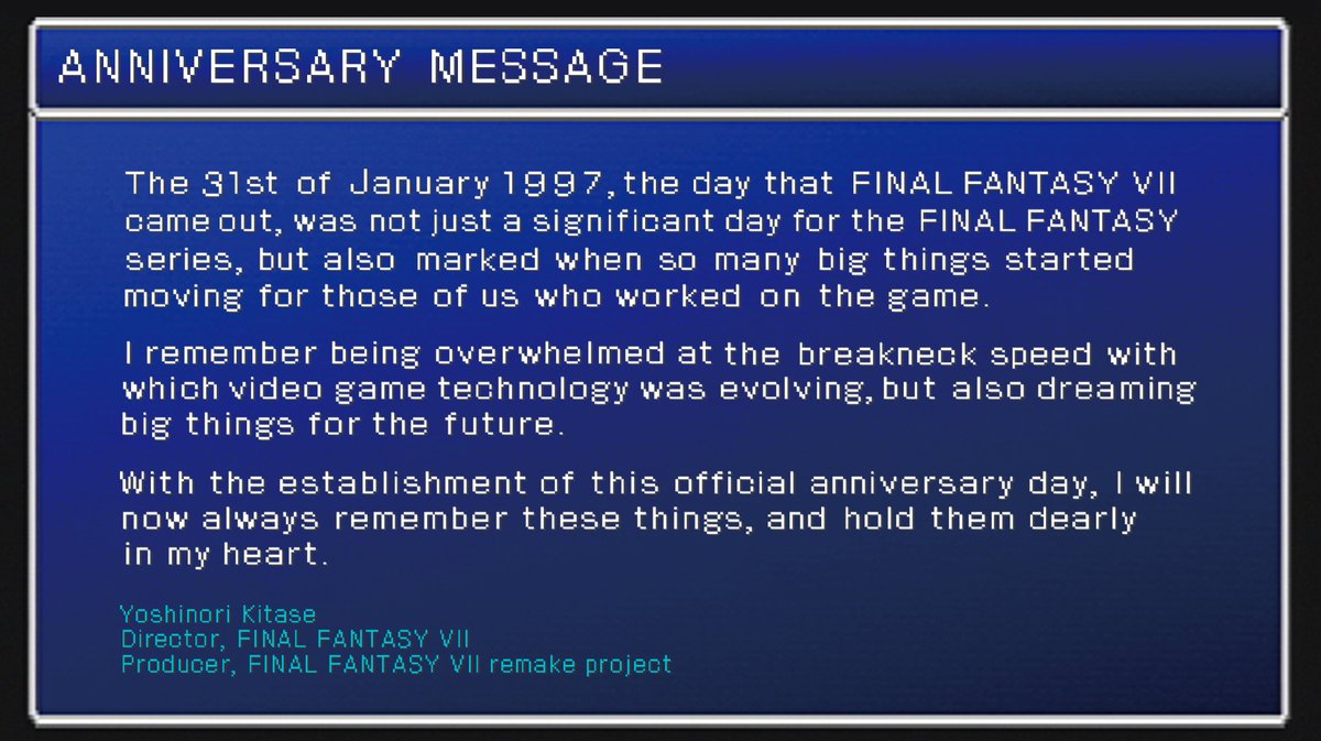 FINAL FANTASY VII tweet media