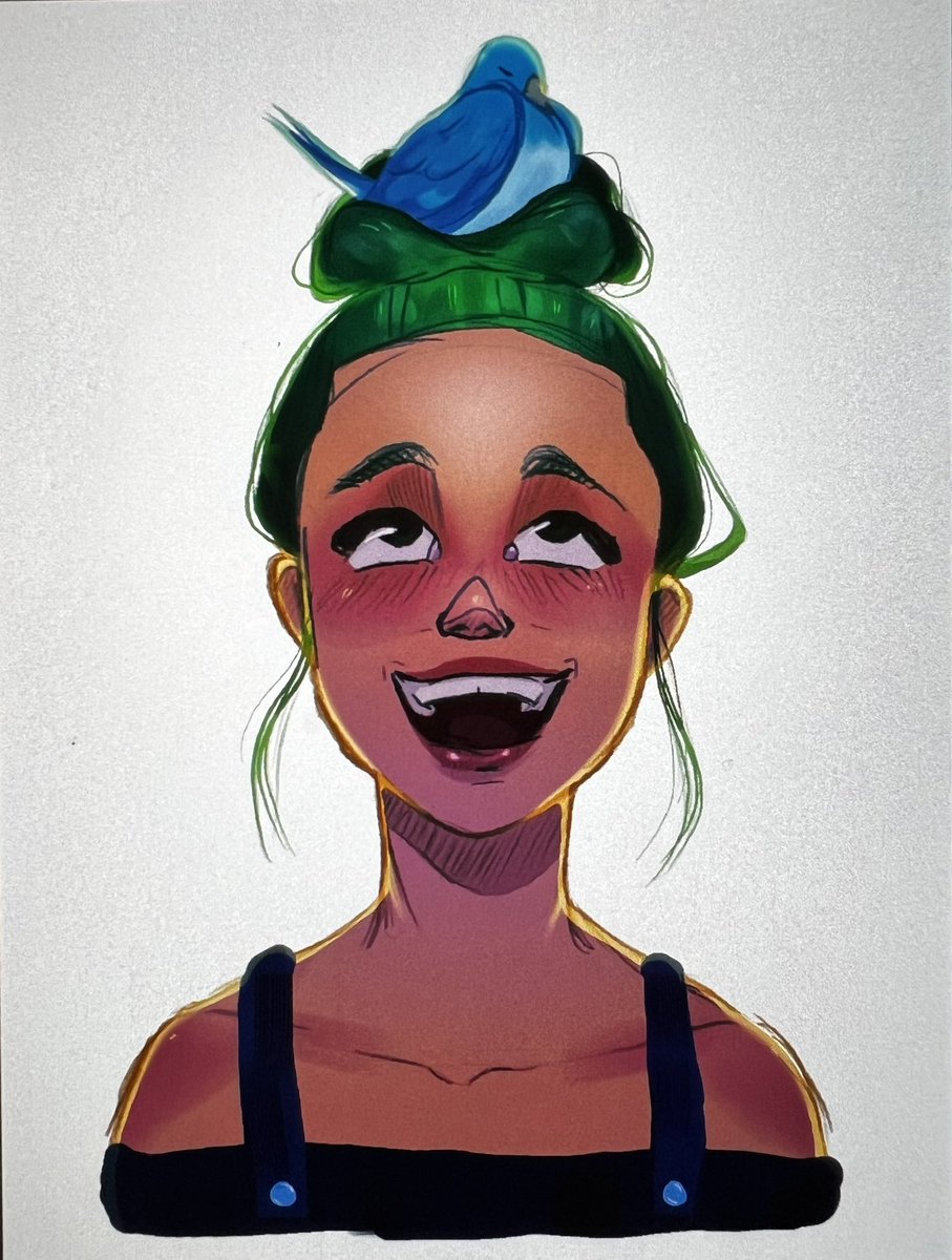 Loser_By_Design's tweet photo. Doodles #Procreate #digitalart #characterdesign #bluebird https://t.co/I2I21vQSDO