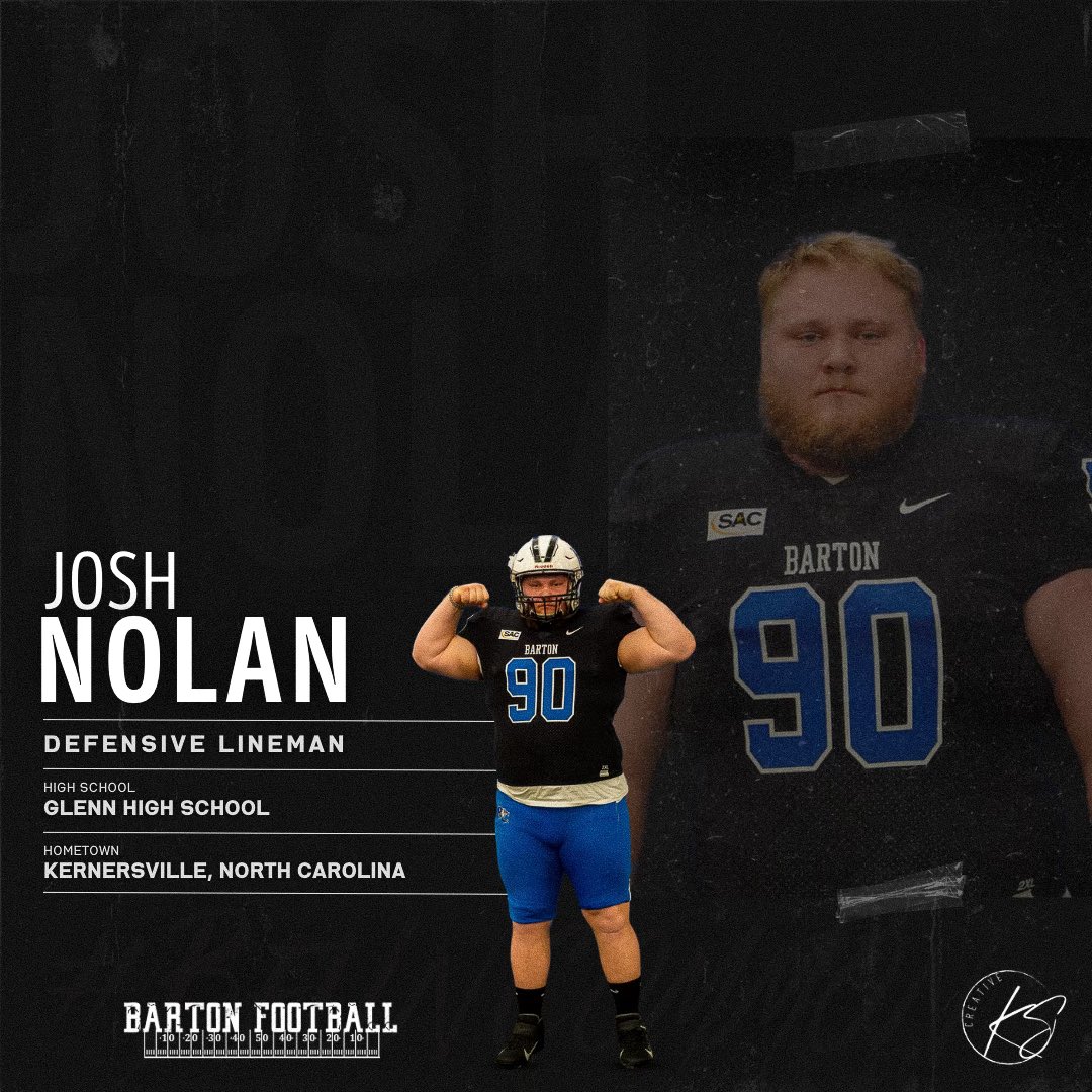 josh_nolan1019's tweet photo. After a great talk with @CoachBurnetteBC and a great talk with my family I am 100% committed to @barton_fb to carry on my academic and athletic career. #BeUncommon #deepwater #Committed https://t.co/o4fCnefUTi