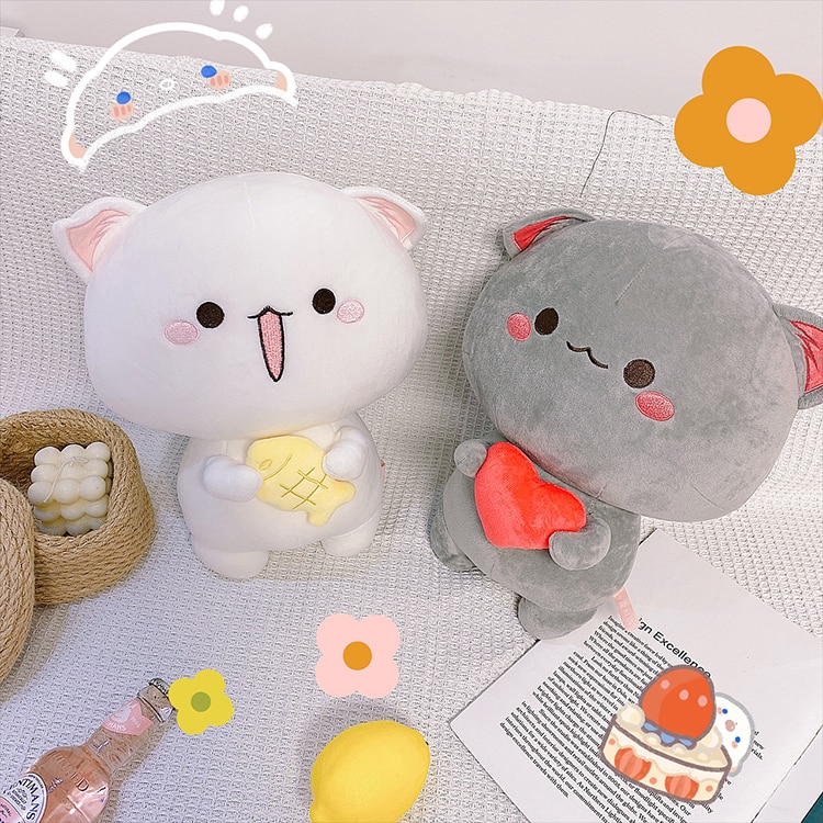 Adorable alert! Gift your loved ones a cute surprise with Mitao Cat couple plush dolls. Soft, cuddly & perfect for snuggles! 

Buy now: bit.ly/BuyPlushDoll 🐾❤️

#PeachandGoma #PeachCat #PeachGoma #MitaoCat #plushie #Plush #Dolls #Merch #CuteGift #BirthdayGift