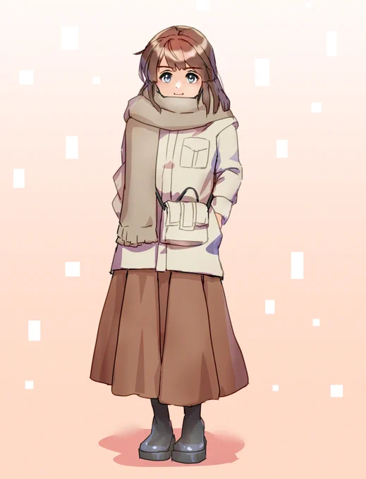 さむいねー 