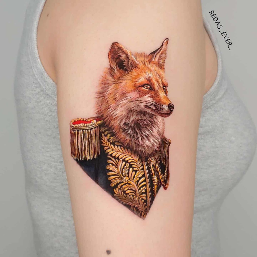 TattooConnectAu's tweet photo. In conclusion, fox tattoos are a popular and stylish choice for those looking to add some flair to their upper arm.

Read more 
https://t.co/HfrU5C1jZM

#foxtattoo #foxtattooonupperarm #Tattooartists #UpperArm #Inked #Tattooideas #Tattoo https://t.co/34tkj1wAUt