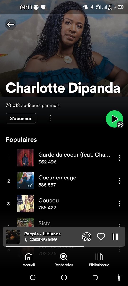 _nicotine21's tweet photo. #237 On a un vrai problème de culture du streaming au #cameroun On est grave derrière. 
J'ai fait un p'tit tour sur Spotify pour regarder l'audition de nos artistes : https://t.co/KPIDNEb21d