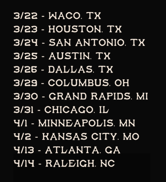 Last call for Early Bird Tickets to the Zion Caravan Tour with <a href="/AntoineBMusic/">Antoine Bradford</a> <a href="/LOVKNMUSIC/">LOVKN</a> and John Mark Pantana! Use code "TGHEarlyBird" at checkout! Tickets at ticketswag.com/collections/zi…