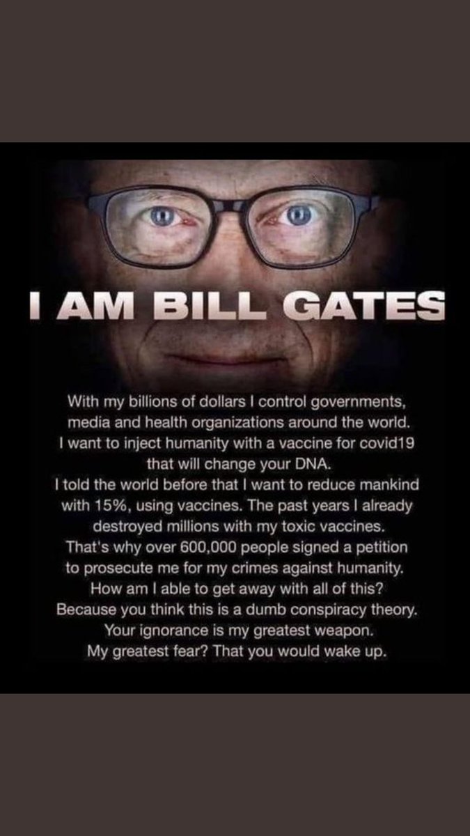 dinn_fett's tweet image. "Biggest investment I've ever made"
"People act like they have a choice"
"Only a genocide can save the world "

Bill gates