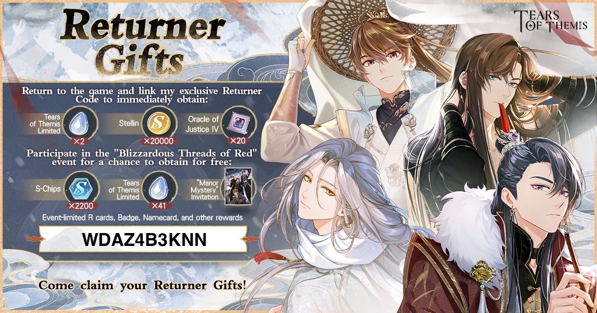 starrylunaeee's tweet image. Welcome back to Stellis!#TearsOfThemis #BlizzardousThreadsofRed Download link: hoyo.link/081qBBAd