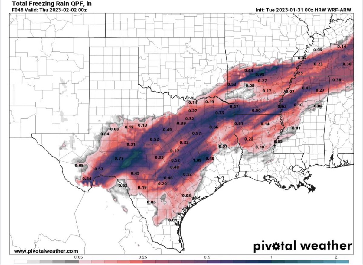 wxandsports's tweet photo. Latest 00z πππ #txwx #icestorm https://t.co/06NkQf58X0