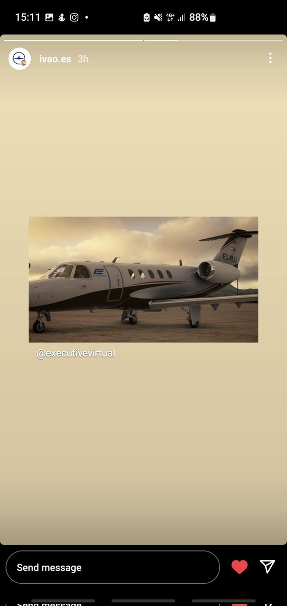 exuvirtual's tweet photo. https://t.co/exoT9RYJBF virtual airline certified #ivao aerolínea virtual corporativa. Únete ya. https://t.co/94Wbtc6hxA
