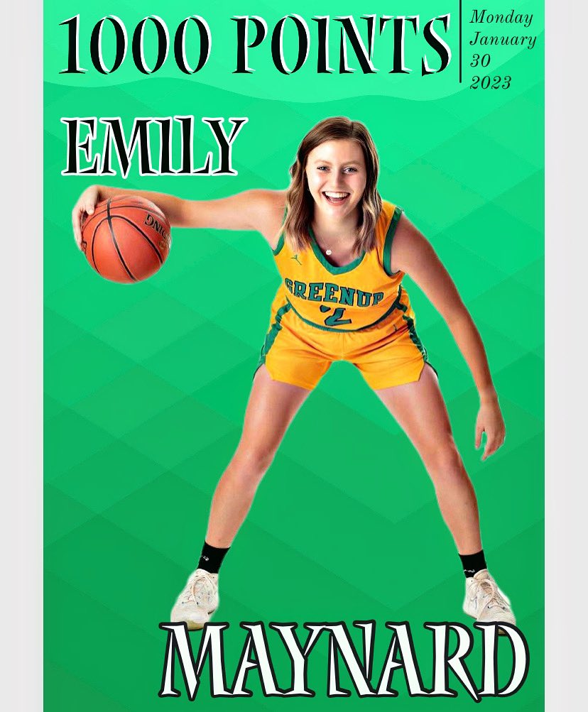 hurricanes_tri's tweet image. Huge congrats to @Emily_Maynard2 on achieving 1000 points in her high school career.