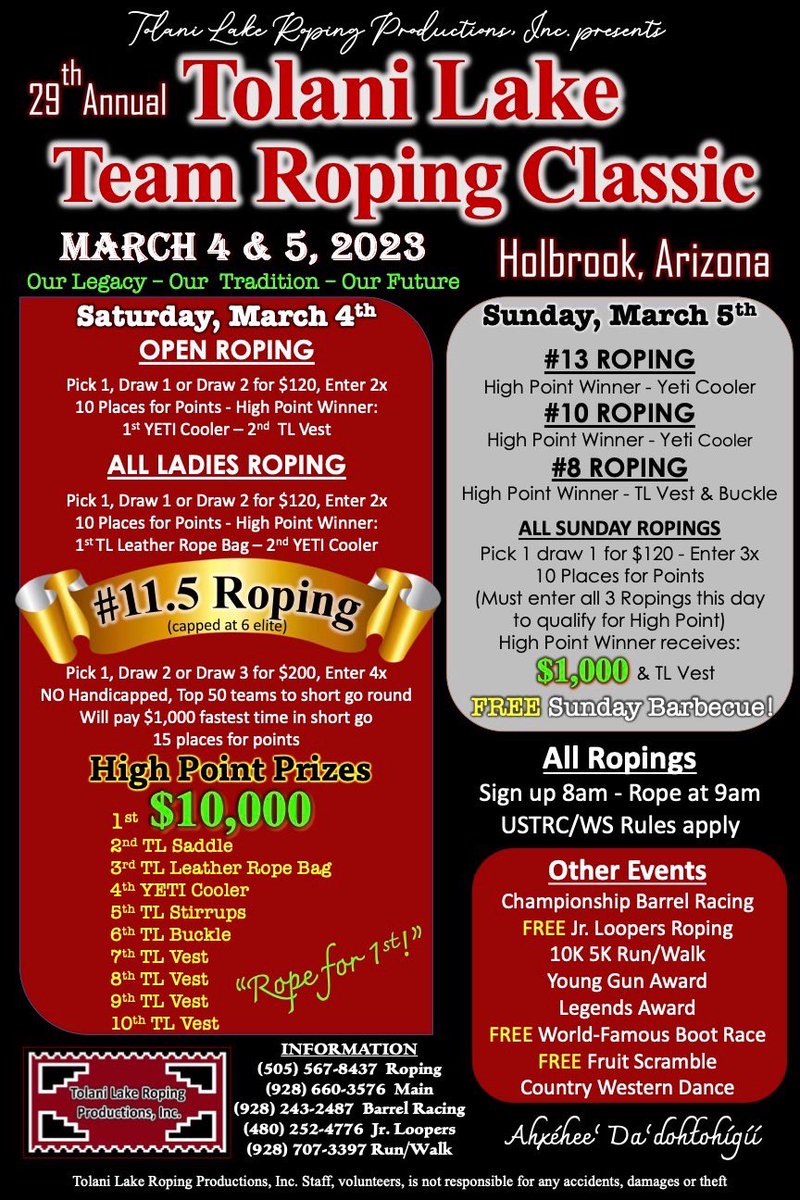 Guess who’s back? Back Again!!! Tell a friend!!! Guess who’s back, guess who’s back!!! #TolaniLakeTeamRopingClassic #RopeForFirst #TLRP #TeamRoping
