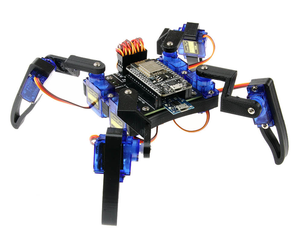 robotus_net's tweet image. ESP Tabanlı Örümcek Robot Kitimiz Stoklarımızda! robotus.net/esp-tabanli-wi…
#robotkiti #robotprojesi #arduinorobot #arduinorobotprojeleri #robotikkodlama #arduinokodlama #arduinouygulamaları #arduinosetleri