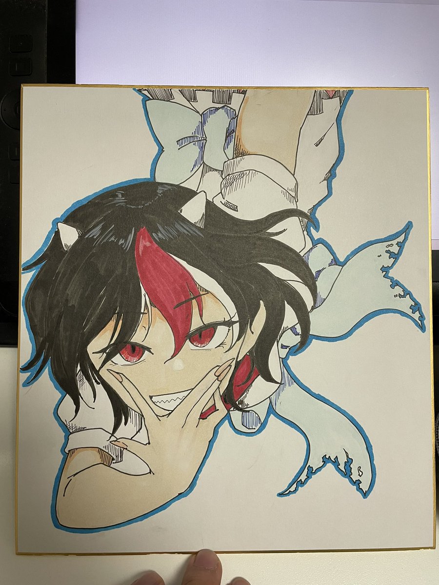 輝神祭もあったのでアナログが多い #今月描いた絵を晒そう 