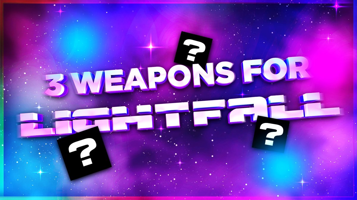 HeyItsNuked's tweet photo. NEW VIDEO ALERT!!

3 WEAPONS THAT YOU NEED FOR LIGHTFALL!

GO WATCH!!

https://t.co/CQGxB382NB

#Lightfall #destiny2 #destiny2lightfall #Bungie https://t.co/lhHdEAVoc9
