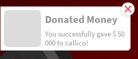 sxdlyfe's tweet photo. @hashtagn00bs trusted went first for 50k and received 50 robux with no tax https://t.co/c6NwZOgilQ
