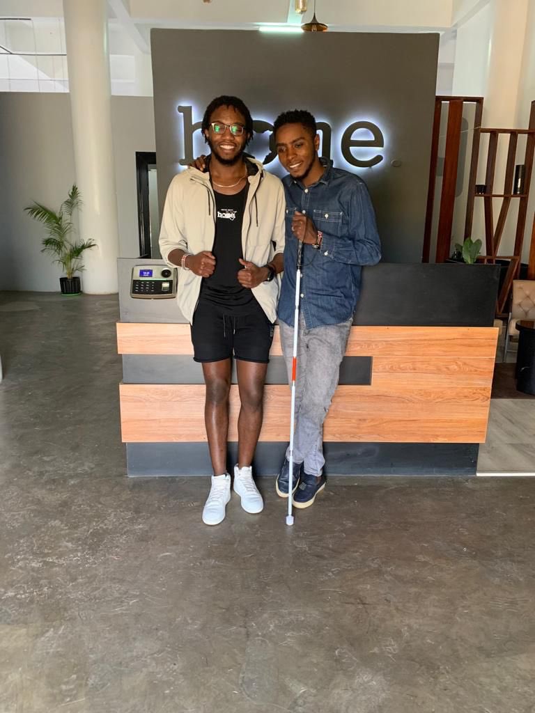 Met with <a href="/home_254/">Home_254</a> Family at their HQ to officiate our partnership for the  #WhiteCaneDrive and we truly felt at home. JB the Founder is such a cool guy, Gaidi is behind the 📸 @juanne4life let’s take Home to the kids at Thika 😁