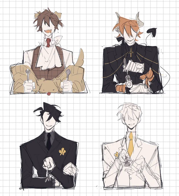 [OC WIP] Choose your fighter… TO EAT WITH! 🌚❤️❤️❤️❤️ 