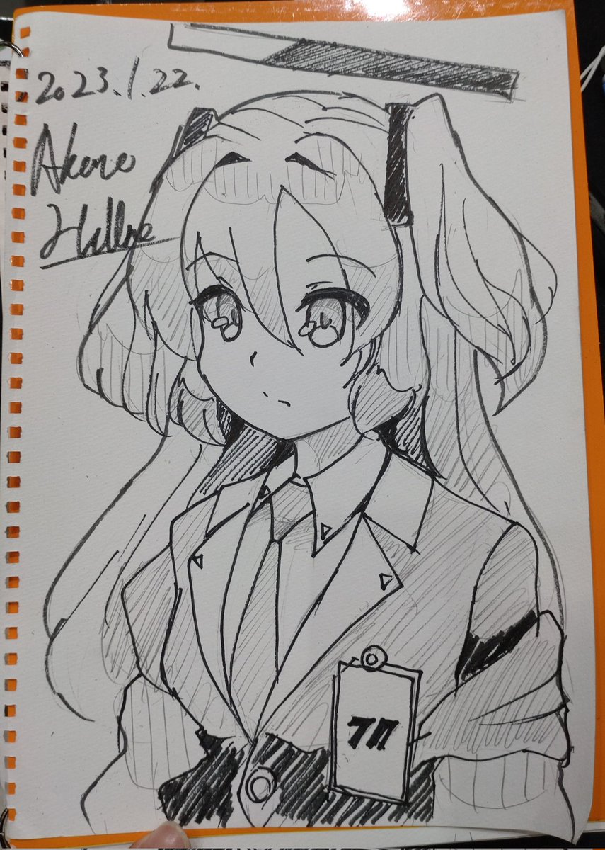 #今月描いた絵を晒そう
来月から頑張らない程度にブルアカ100日チャレンジ始めます。 