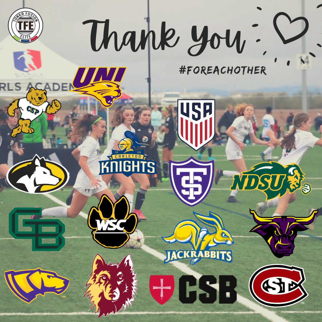 TonkaFusionMN's tweet photo. Always appreciated, never taken for granted. Thank you for coming out to see our teams play this past weekend. #ForEachOther https://t.co/SAFE4apMvx