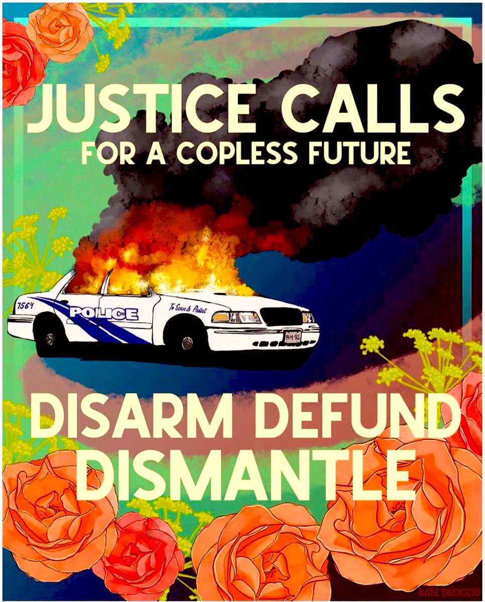 True justice calls for a police-free future, for BIPoC communities now and for our children’s children! 

#BlackLivesMatter #TyreNichols #KeenanAnderson #AbolishThePolice art by @k8deciccio 🔥