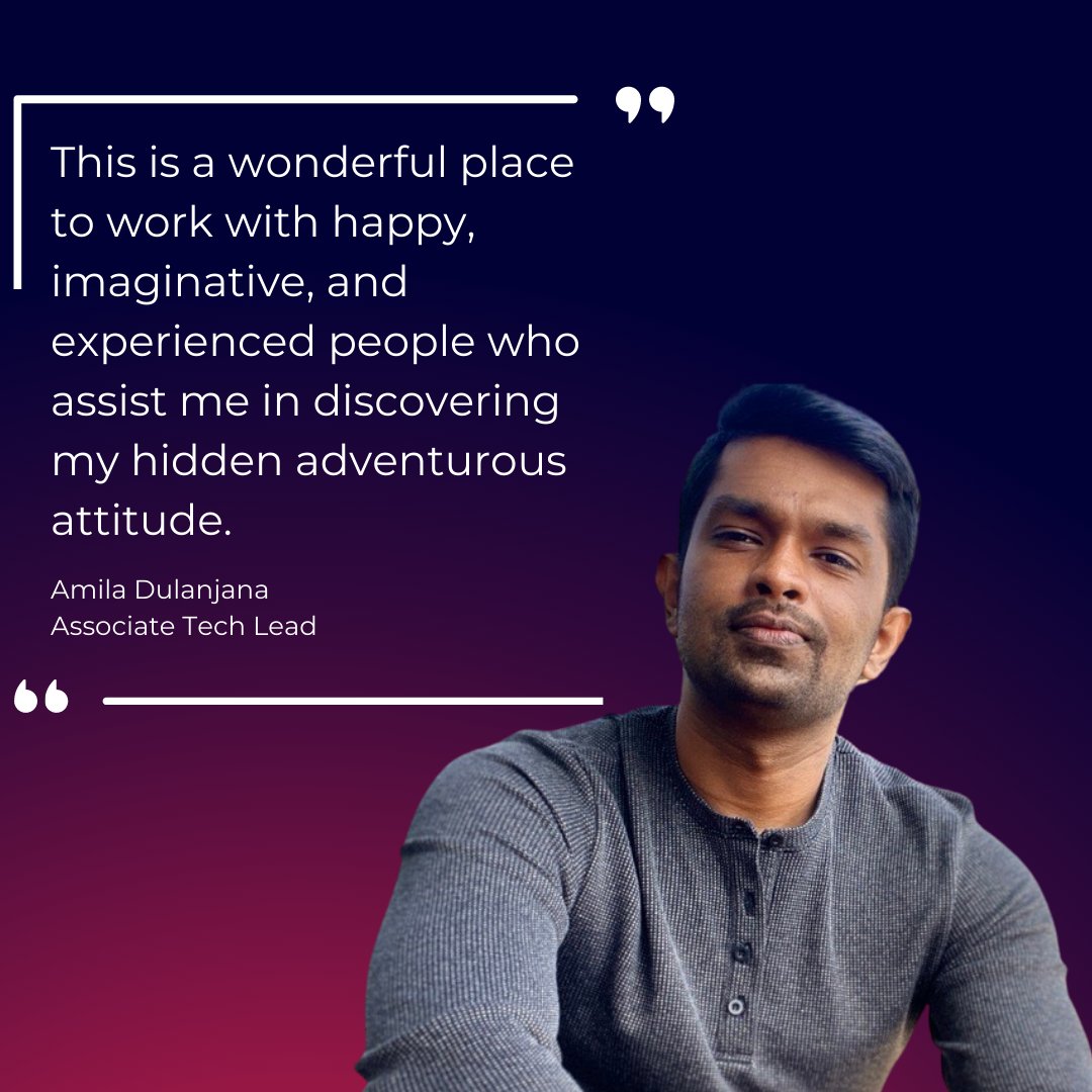 Amiila shares his adventure-filled journey with #TeamAventude.

#EmployeeExperience #Collaboration #DiscoverYourAdventure #WorkplacePerspective #CareerJourney #CompanyCulture #InspiringStories #PositiveWorkplace #teambuilding #CareerAdvice