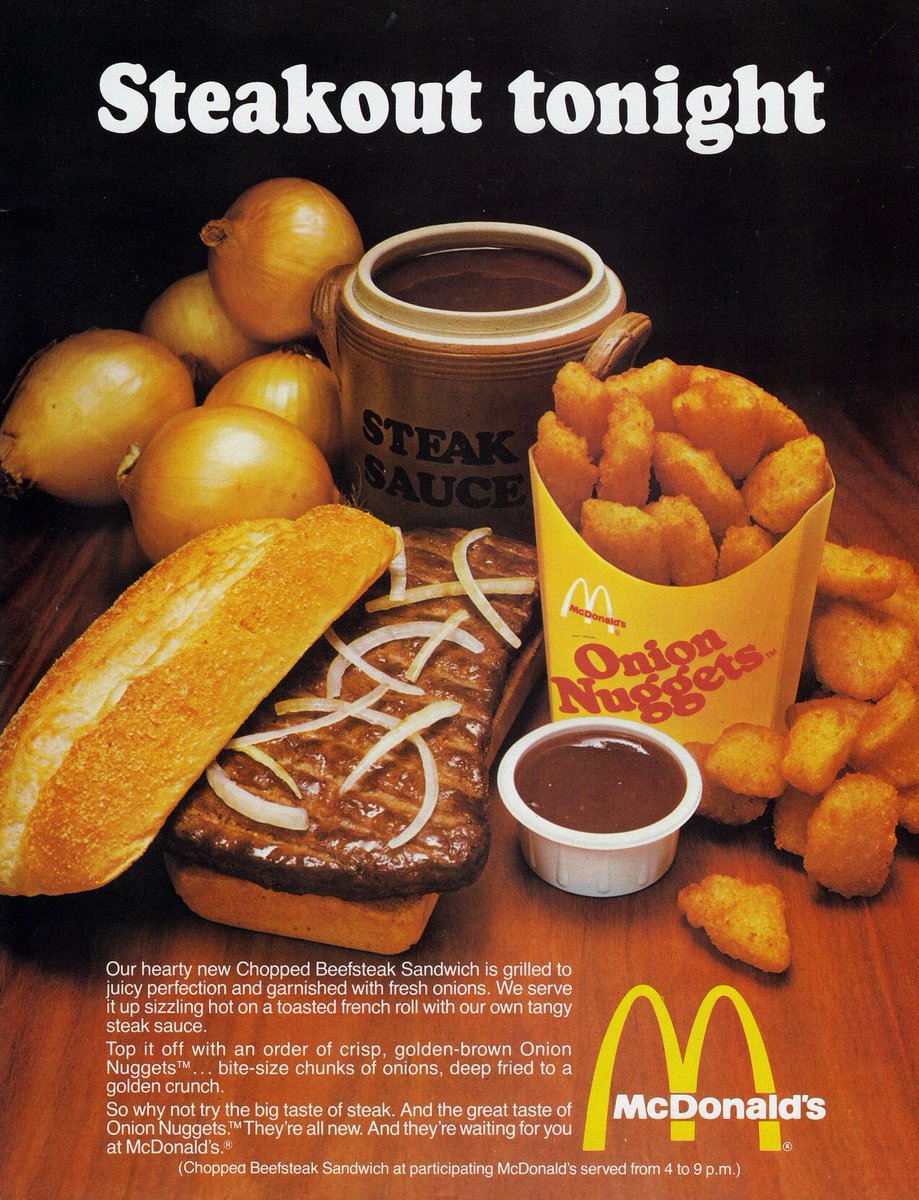 Bring back the 1979 menu