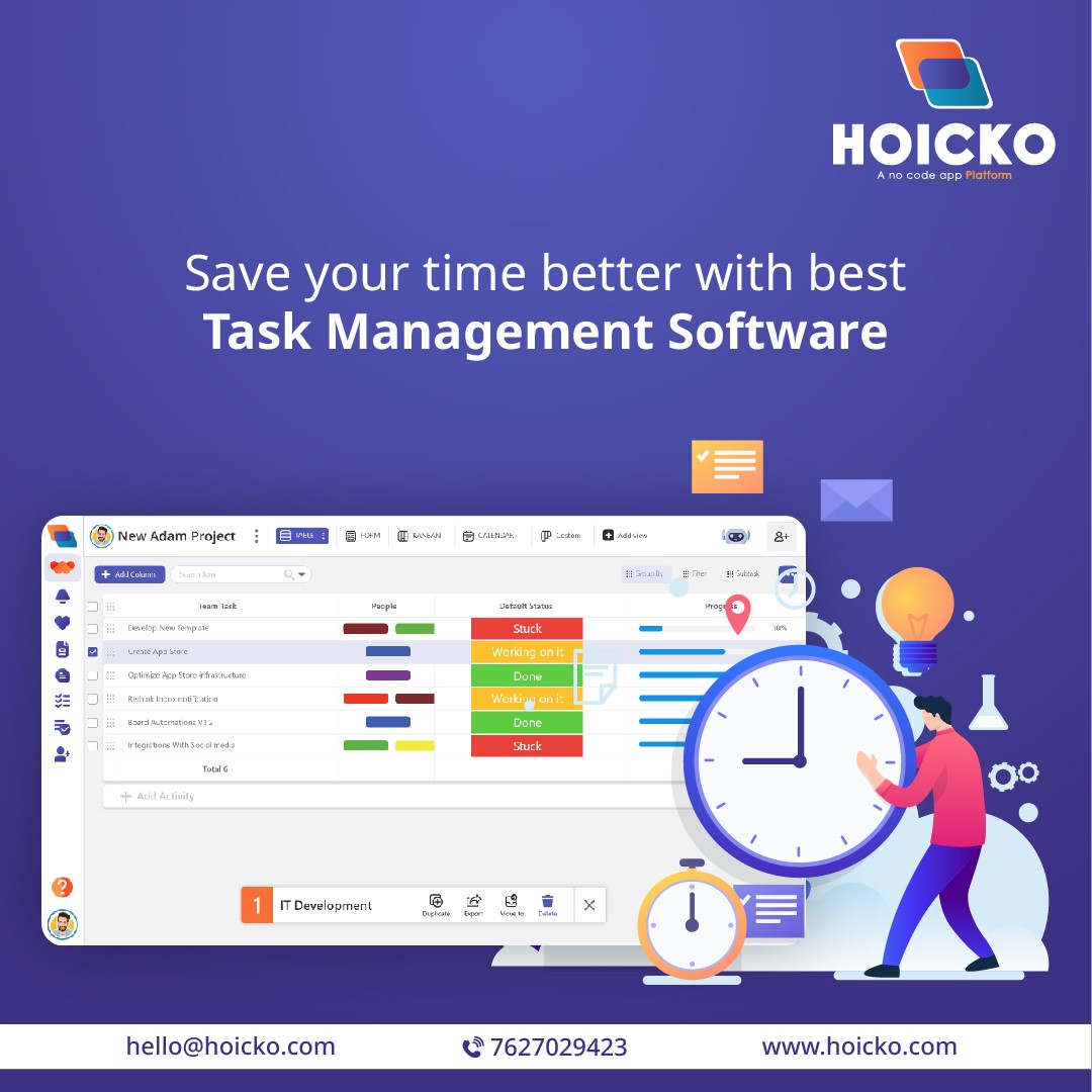 hoicko_official's tweet photo. Save Time With #Hoicko, No more staying up late digitizing data! Switch to #Hoicko, today!
#hoickotech #nocodeapp #oneappforall #projectmanagement #teammanagement #taskmanagement #projectmanagementsoftware #taskmanagementsoftware #teammanagementsoftware #datamanagementsoftware https://t.co/5SNZHL2kF2