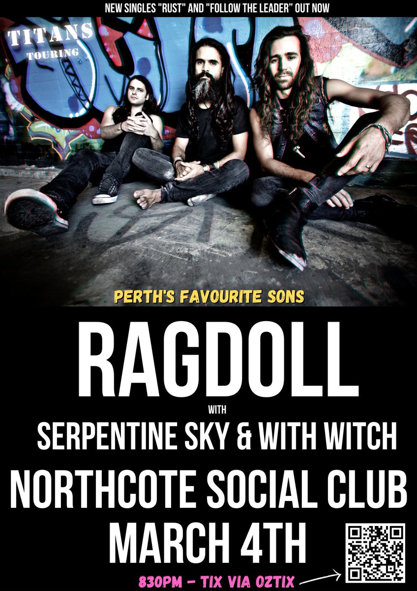 MELBOURNE
Ragdoll are back this March