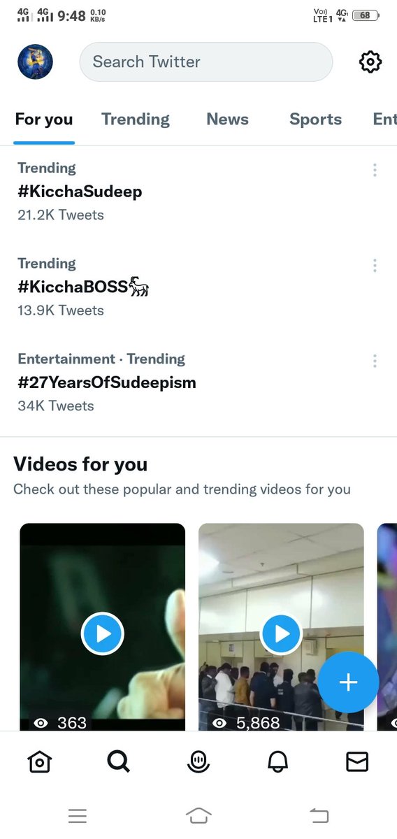 Twitter is under the control of #sudeepfans 

#27YearsOfSudeepism 

#27YearsOfKichcha  #KicchaBOSS𓃵 #KicchaSudeep
#Kiccha46 #kicchaforever #Kiccha #KicchaBOSS