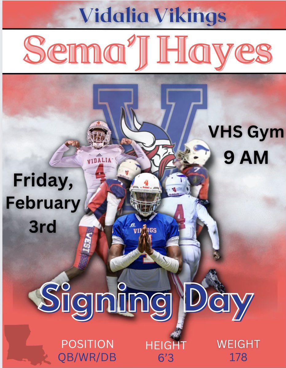 Signing Day coming soon be there if you can make it!