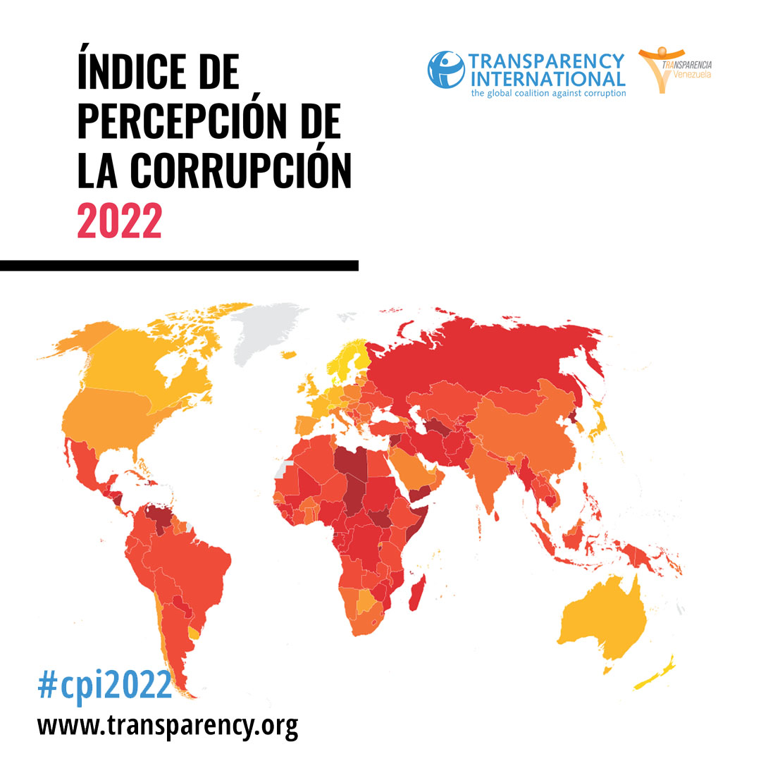 NoMasGuiso's tweet photo. ¿YA viste el puesto de Venezuela en el Índice de Percepción de la Corrupción 2022?. #IPC2022 | https://t.co/v9kxDY9Q13 https://t.co/sCssRkczaI
