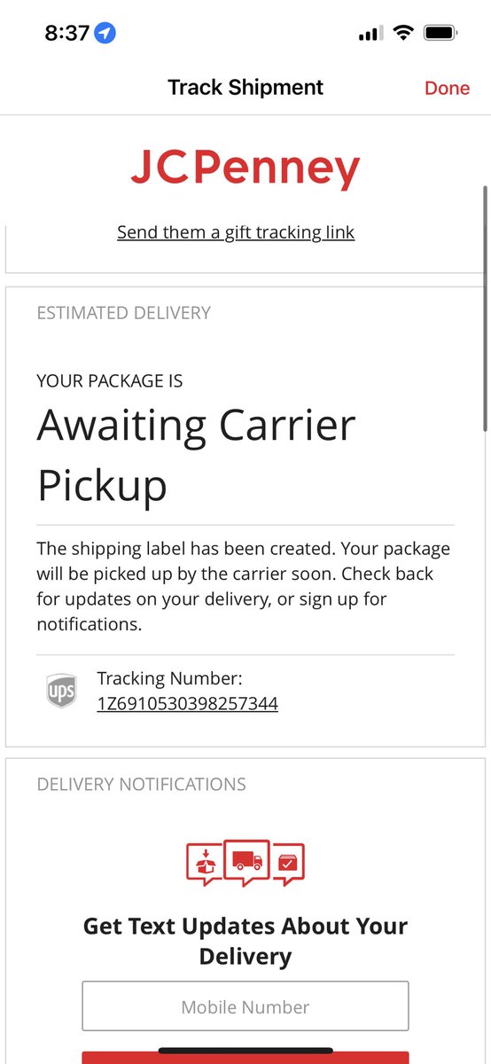 ThatMommyVida's tweet photo. @askjcp I placed an order on https://t.co/9eHKNaJk1x and it shows my items shipped but the tracking number says this. https://t.co/zif9iQUhiX