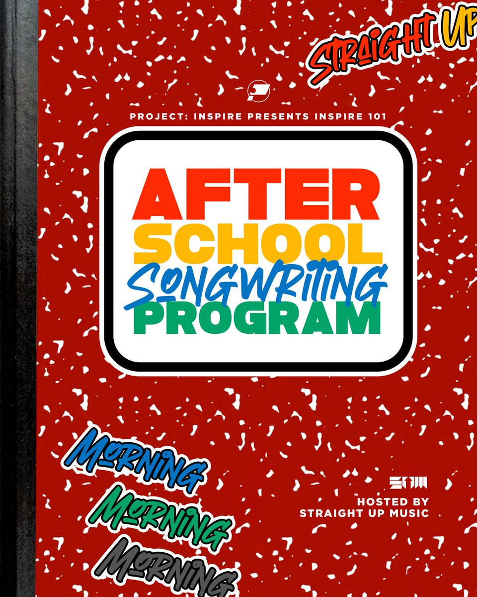 projectinspirex's tweet photo. INSPIRE 101: Songwriting

Are you a middle school or high school student who's interested in learning how to write songs afterschool? Sign up for our class and let's make music together!

https://t.co/01Hka6hmQD https://t.co/MQUVLa9sXJ