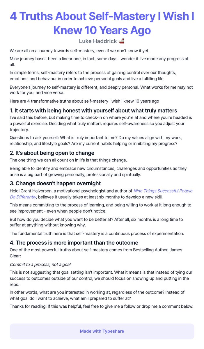 4 Truths About Self-Mastery I Wish I Knew 10 Years Ago