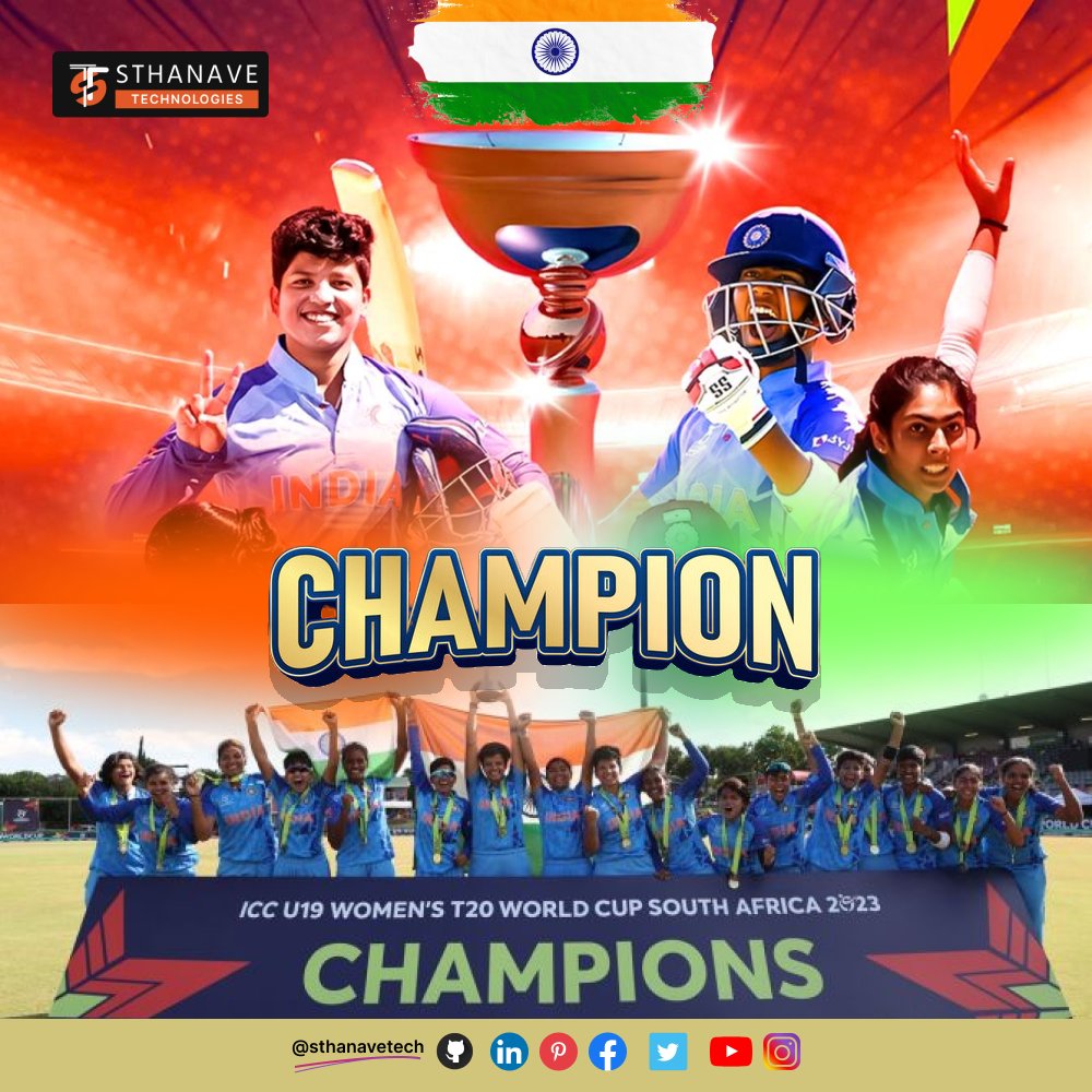 SthanaveTech's tweet image. #SthanaveTech #webdevelopment #mobileappdevelopment 
#U19T20WorldCup #TeamIndia #champion
