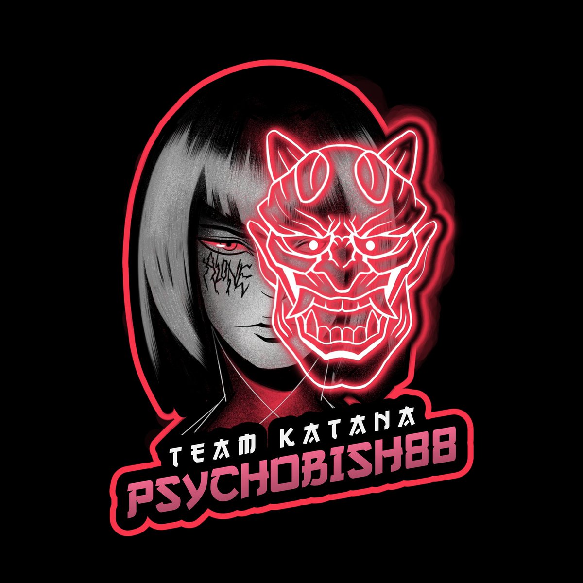psychobish88's tweet photo. Got bored and playing around the other night and made myself a #NewProfilePic ... #TeamKatana #Dojo #NewMerchLogoMaybe #WhatYaThink https://t.co/9O1Zfdxgma