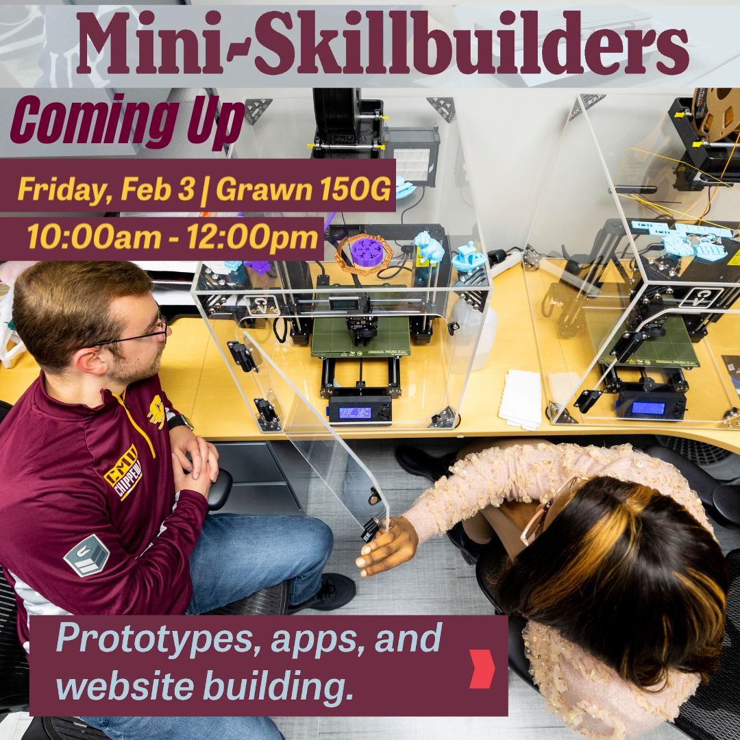 The Mini-Skillbuilder this week will touch on prototypes, apps and website building. One of the requirements for the New Venture Challenge is creating a website for your venture. Learn the basics this week!