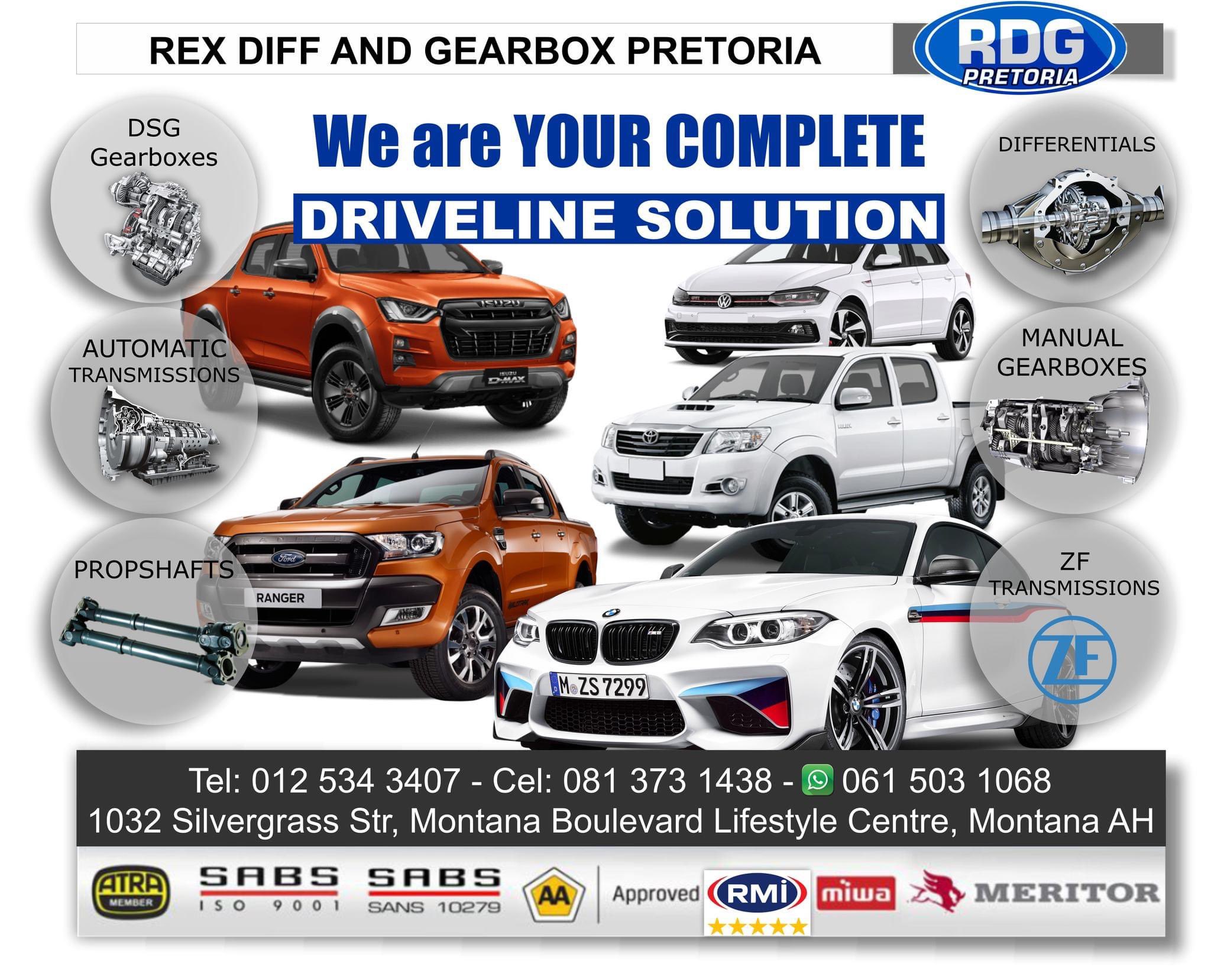 Rex Diff and Gearbox Pretoria (rdgpretoria) / Twitter