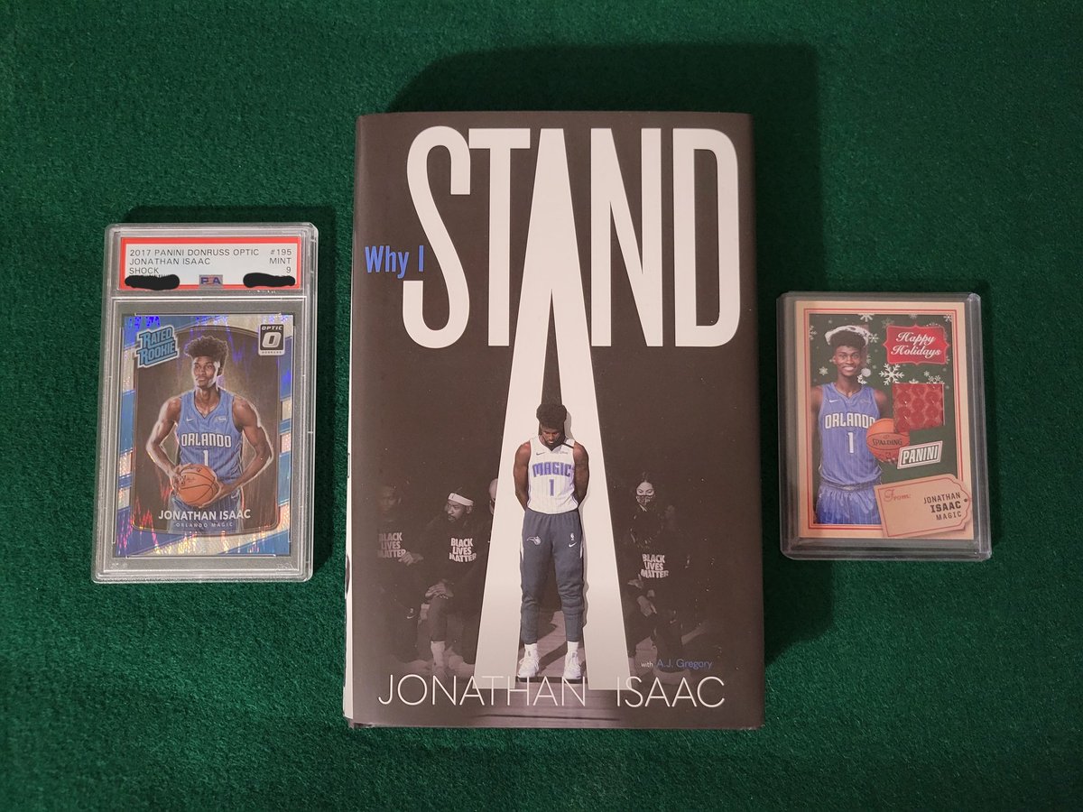 Fodrod_of_Oz's tweet image. I got this memorabilia card of @JJudahIsaac. It'll go great with his graded rookie card, Christmas memorabilia card, &amp;amp; book, "Why I Stand".

#TheHobby @PaniniAmerica #Magic #WhyIStand