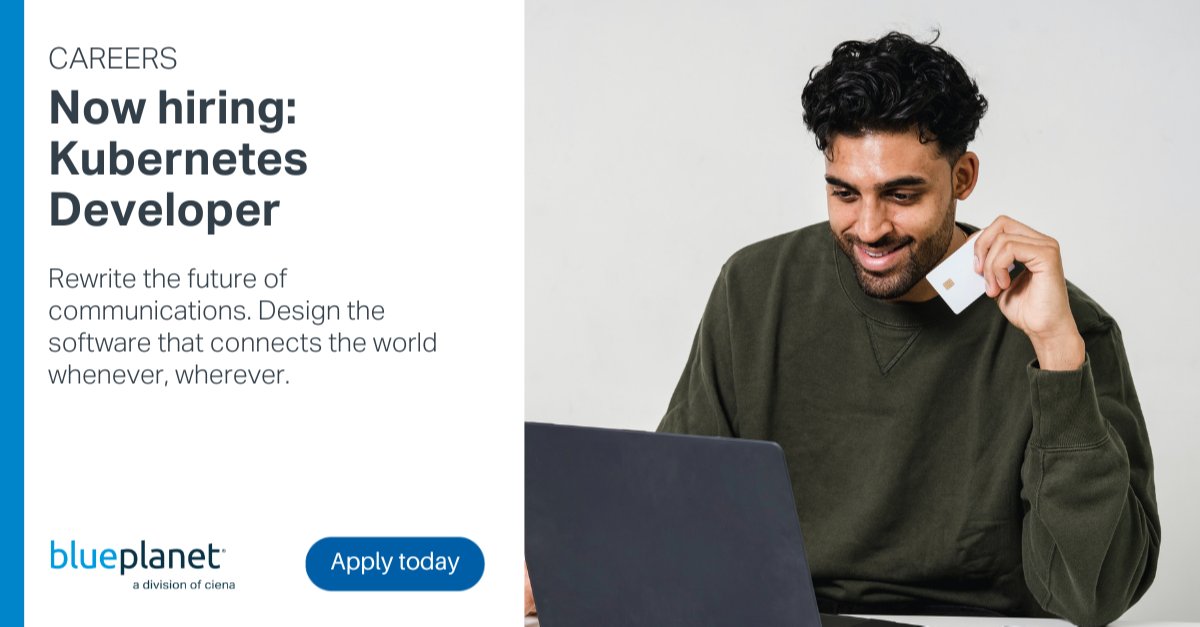 urvasheekansal's tweet image. #NowHiring #TweetMyJobs #KubernetesDeveloper #SoftwareEngineer
Join us today: careers.ciena.com/us/en/job/R021…
#BluePlanetCareers #Techjobs bit.ly/3HjFPHV