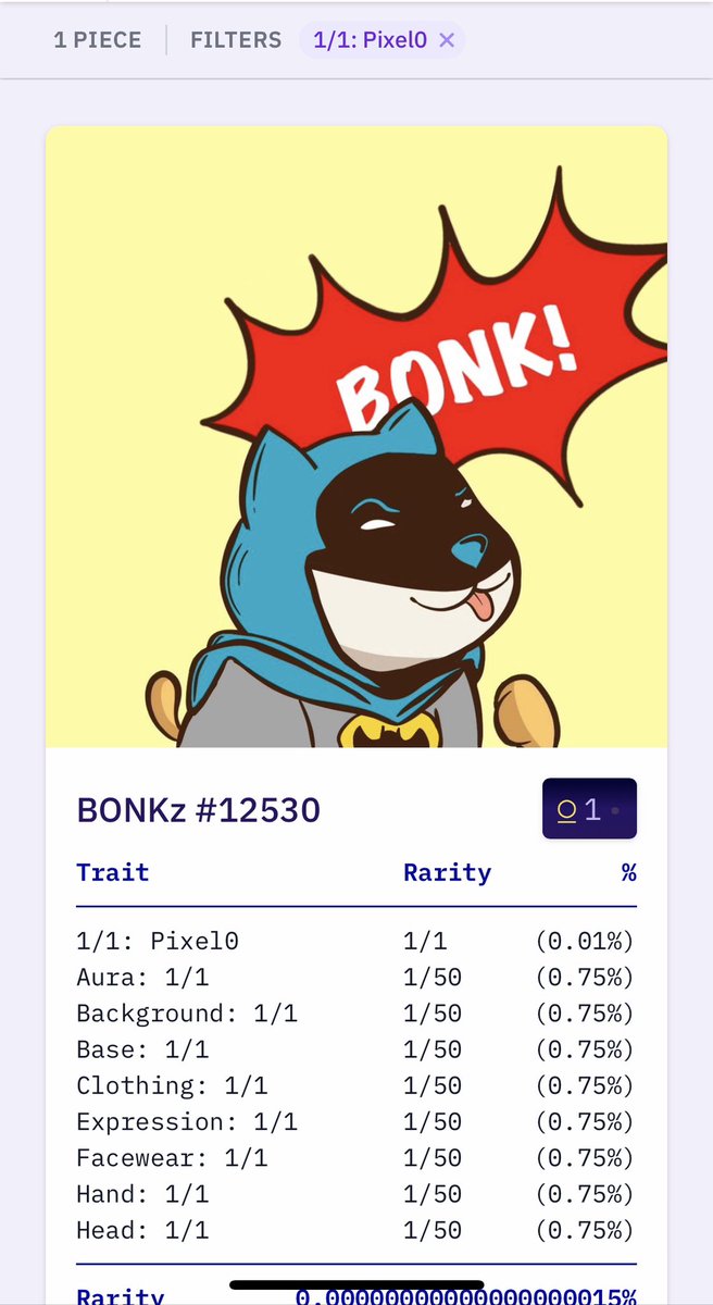 Wow my 1/1 Bonkz made it in the official collection!🫢 <a href="/OMNIcreative_/">OMNI</a> <a href="/BonkzNFT_/">BONKz</a>